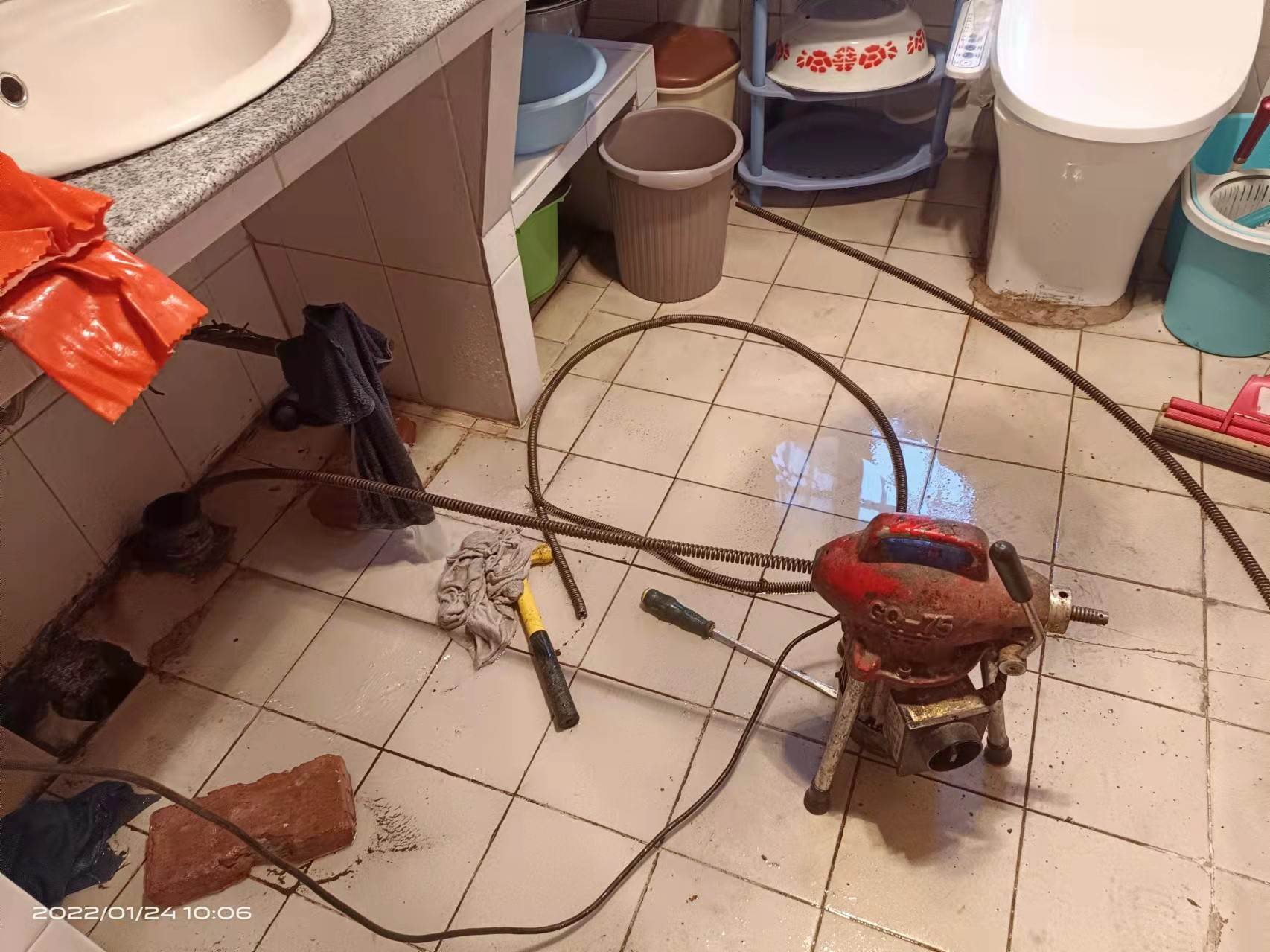 长安疏通厨房下水道，地漏疏通